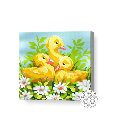 Mozaic cu diamante 20x20 cm Boboci